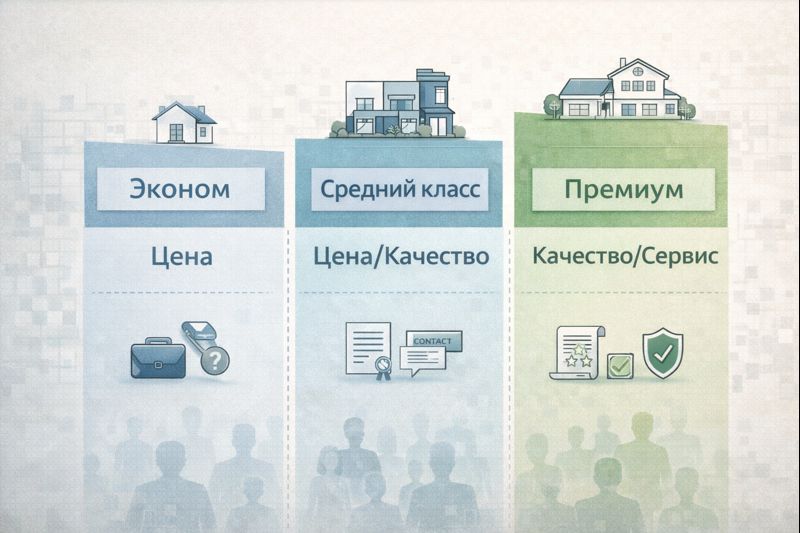 Инфографика сегментов частных клиентов