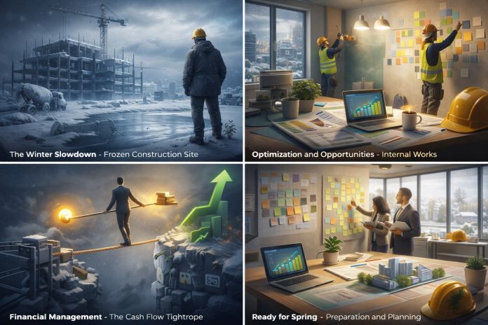 Сезонное падение спроса в строительстве: как пережить зиму